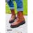 Topánky členkové WORKERY dámske (36-41) SSHOES OBUV OBSS21RB85