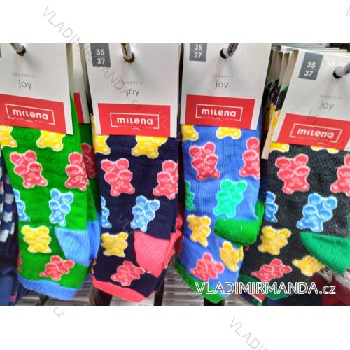 Ponožky slabé detské dievčenské chlapčenské (29-31,32-34, 35-37) POLSKÁ MODA DPP21019