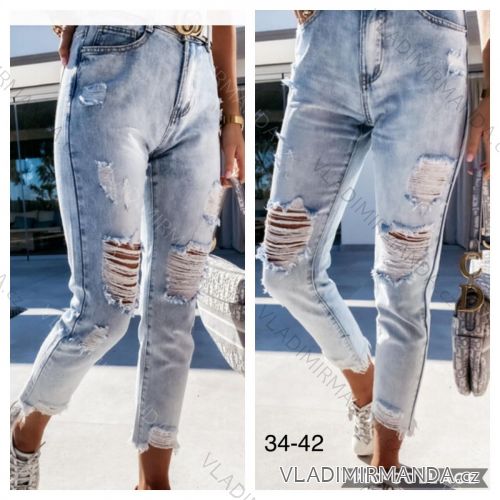 Rifle jeans dlhé dámske (XS-XL) TALIANSKÁ MÓDA IMWD21360