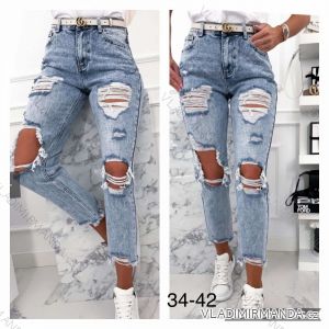 Rifle jeans dlhé dámske (XS-XL) TALIANSKÁ MÓDA IMWD21361