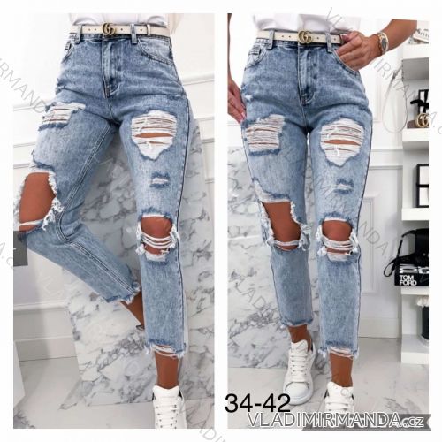 Rifle jeans dlhé dámske (XS-XL) TALIANSKÁ MÓDA IMWD21361