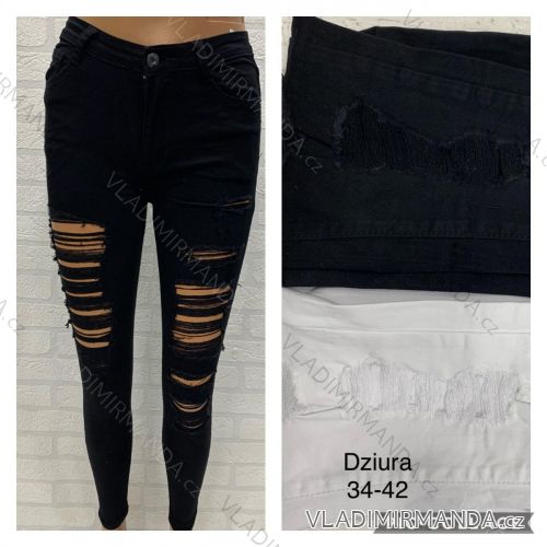 Rifle jeans dlhé dámske (XS-XL) TALIANSKÁ MÓDA IMWD21362