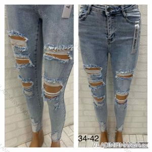 Rifle jeans dlhé dámske (XS-XL) TALIANSKÁ MÓDA IMWD21363