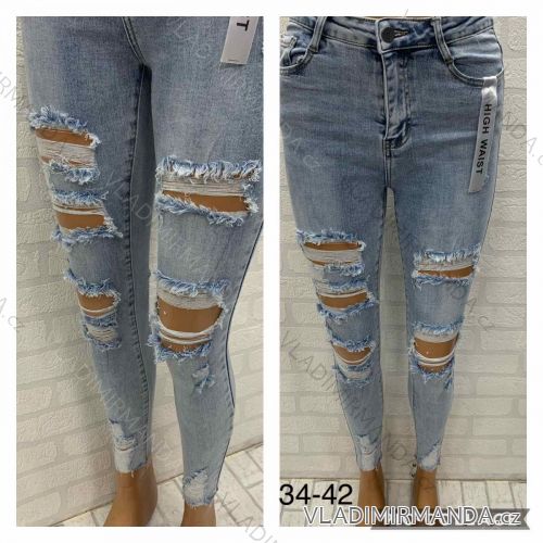 Rifle jeans dlhé dámske (XS-XL) TALIANSKÁ MÓDA IMWD21363