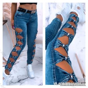 Rifle jeans dlhé dámske (XS-XL) TALIANSKÁ MÓDA IMWD21382