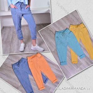 Nohavice Rifle jeans baggy nízky sed dámske (S / M / L ONE SIZE) TALIANSKÁ MÓDA IM521018