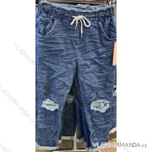 Rifle jeans dlhé dámske (S / M ONE SIZE) TALIANSKÁ MÓDA IMM21191