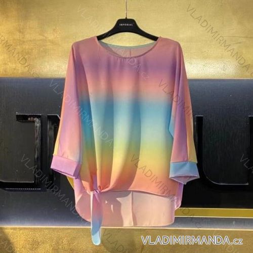 Tričko dlhý rukáv dámske (S / M ONE SIZE) TALIANSKÁ MÓDA IMM21243