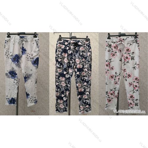 Tepláky dlouhé dámské (S/M ONE SIZE) ITALSKÁ MÓDA IMWY21462