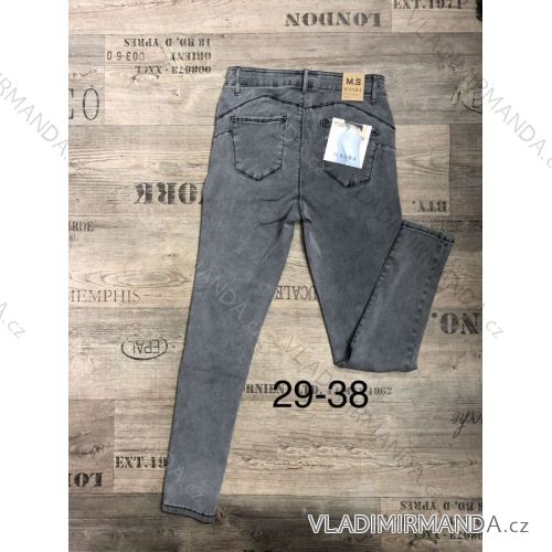 Rifle jeans dlhé dámske nadrozmerné (29-38) M.SARA MA621029