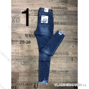 Rifle jeans dlhé dámske nadrozmerné (29-38) M.SARA MA621036