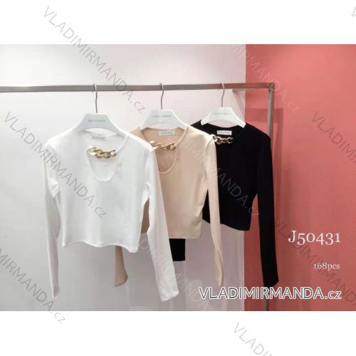 Top tričko krátke dámske (S / M ONE SIZE) TALIANSKA MODA IM921J50431