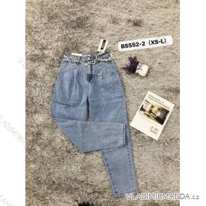 Rifle jeans dlhé dámske (XS-L) M.SARA MA121BS552-2