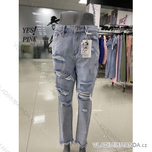 Rifle jeans dlhé dámske (XS-L) YES PINK IM921061