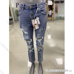 Rifle jeans dlhé dámske (XS-L) YES PINK IM921065