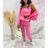 Súprava tepláky mikina a tielko dámska (S / M ONE SIZE) TALIANSKÁ MÓDA IMM219509FL