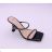 Šľapky na podpätku dámske (36-41) SSHOES OBUV OBSS21TU157