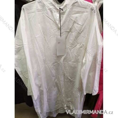 Košeľa 3/4 rukáv dámska oversize (XL / 2XL ONE SIZE) TALIANSKÁ MÓDA IMS210038-1