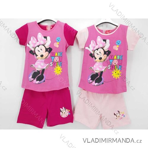 Súprava letné tričko a kraťasy minnie mouse detská dievčenské (98-128) SETINO MIN-G-Outwear-20