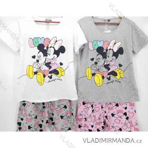 Pyžamo krátke letné minnie mouse dorast dievčenské a dámske (XS-XL) SETINO MIN-G-Pyjamas-644