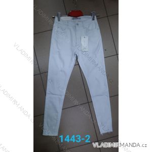 Rifle jeans vysoký pás dlhé dámske (XS-XL) RED211443-2