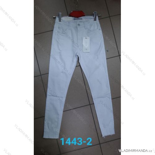 Rifle jeans vysoký pás dlhé dámske (XS-XL) RED211443-2