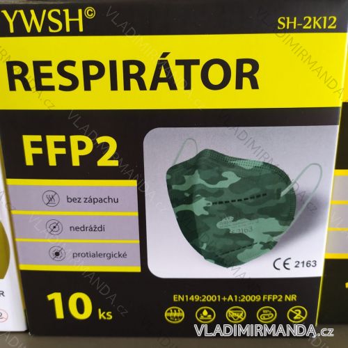 Respirátor FFP2 unisex (one size) Respirator-YWSH-ARM