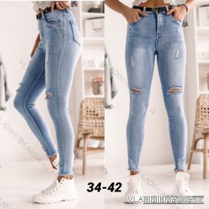 Rifle jeans dlhé dámske (34-42) RE-DRESS RED211439