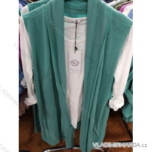 Cardigan a tričko dlhý rukáv dámsky (S / M / L ONE SIZE) TALIANSKÁ MÓDA IMP21038