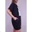 Šaty mikinové oversize krátky rukáv dámske (s / m one size) TALIANSKÁ MÓDA IMM211592