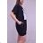 Šaty mikinové oversize krátky rukáv dámske (s / m one size) TALIANSKÁ MÓDA IMM211592