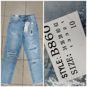 Rifle jeans boyfriend dlhé dámske (34-42) DAYSIE RED21B860