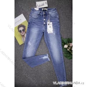 Rifle jeans dlhé dámske (XS-XL) M.SARA MRS21S6026-3