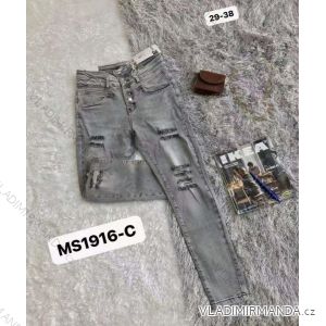 Rifle jeans dlhé dámske (29-38) M.SARA MRS21MS1916-C