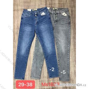 Rifle jeans dlhé dámske (29-38) M.SARA MRS21MS1889