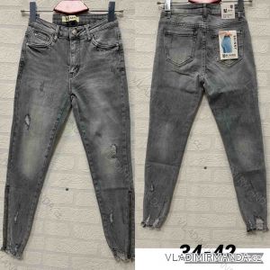 Nohavice rifle jeans dlhé trhané dámske (XS-M) M.SARA MRS213712