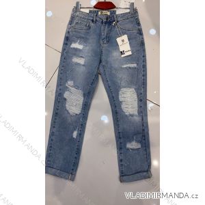 Nohavice rifle jeans dlhé trhané dámske (XS-XL) M.SARA MRS213719