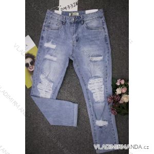 Nohavice rifle jeans dlhé trhané dámske (XS-XL) M.SARA MRS21DM332N