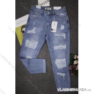 Nohavice rifle jeans dlhé trhané dámske (XS-XL) M.SARA MRS21DM331N