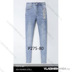 Nohavice rifle jeans push up s vysokým pásom dlhé dámske (XS-XL) LAURIA LAU21P275-80