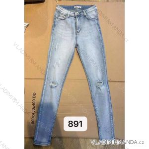 Nohavice rifle jeans s vysokým pásom dlhé trhané dámske (XS-XL) DAYSIE DSY212671