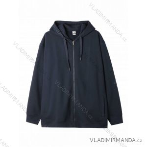 Mikina slabá na zip s kapucí pánská nadrozměrná (3XL-5XL) GLO-STORY GLO22MPU-B0327