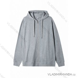 Mikina slabá na zip s kapucí pánská nadrozměrná (3XL-5XL) GLO-STORY GLO22MPU-B0328