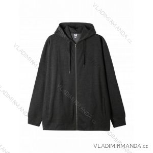 Mikina slabá na zip s kapucí pánská nadrozměrná (3XL-5XL) GLO-STORY GLO22MPU-B0329