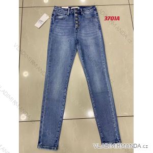 Rifle jeans dlhé vysoký pás dámske (XS-XL) RE-DRESS RED213701A