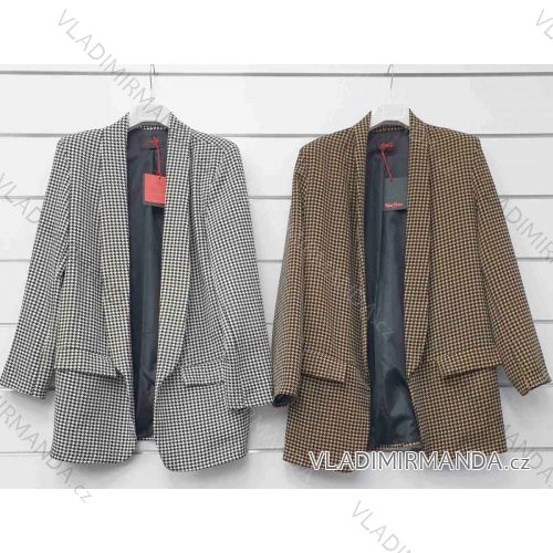 Sako elegantný dlhý rukáv dámske (S / M ONE SIZE) TALIANSKÁ MÓDA IMWA21274