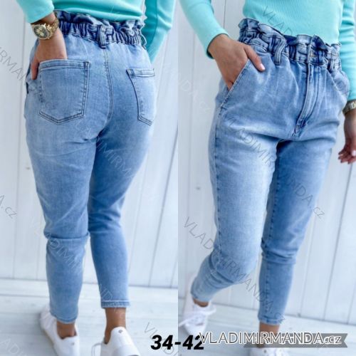 Rifle jeans dlhé dámske (34-42) JEANS JAW213086