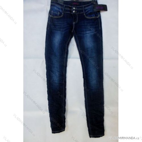 Rifle jeans nízky sed dámske (34-44) SMILING JEANS S116 / S115