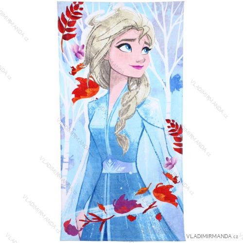 Osuška plážová frozen detská dievčenské (70x140 cm) SETINO FR-H-TOWEL-209