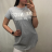 Tričko tunika prodloužená krátký rukáv dámská Be Nice (S/M/L ONE SIZE) ITALSKá MóDA IMD22434
